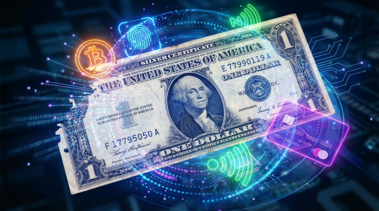 Antique Cash Bill with Payment Instruments